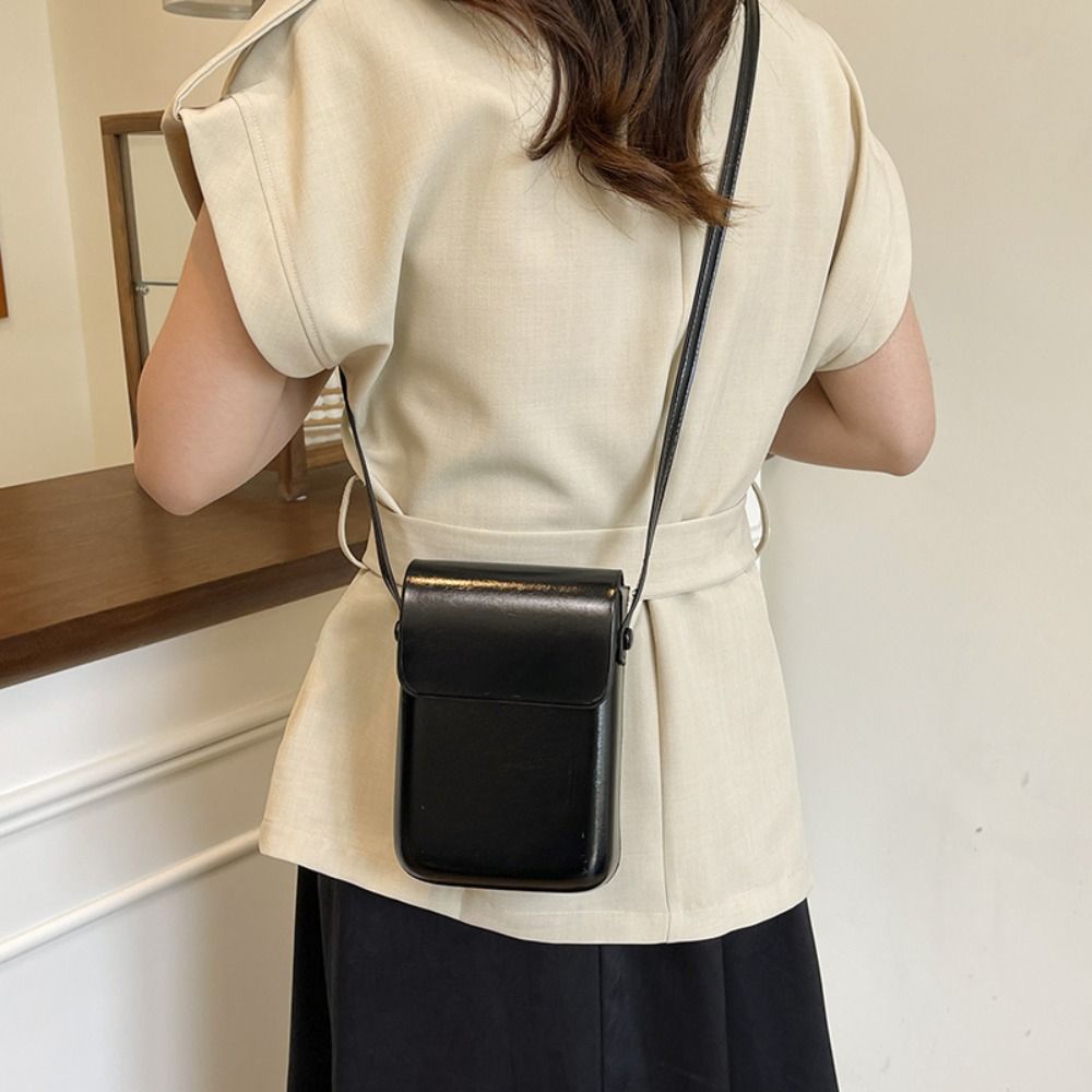 Women Bags Purses - PU Leather Flap Crossbody Bags Simple