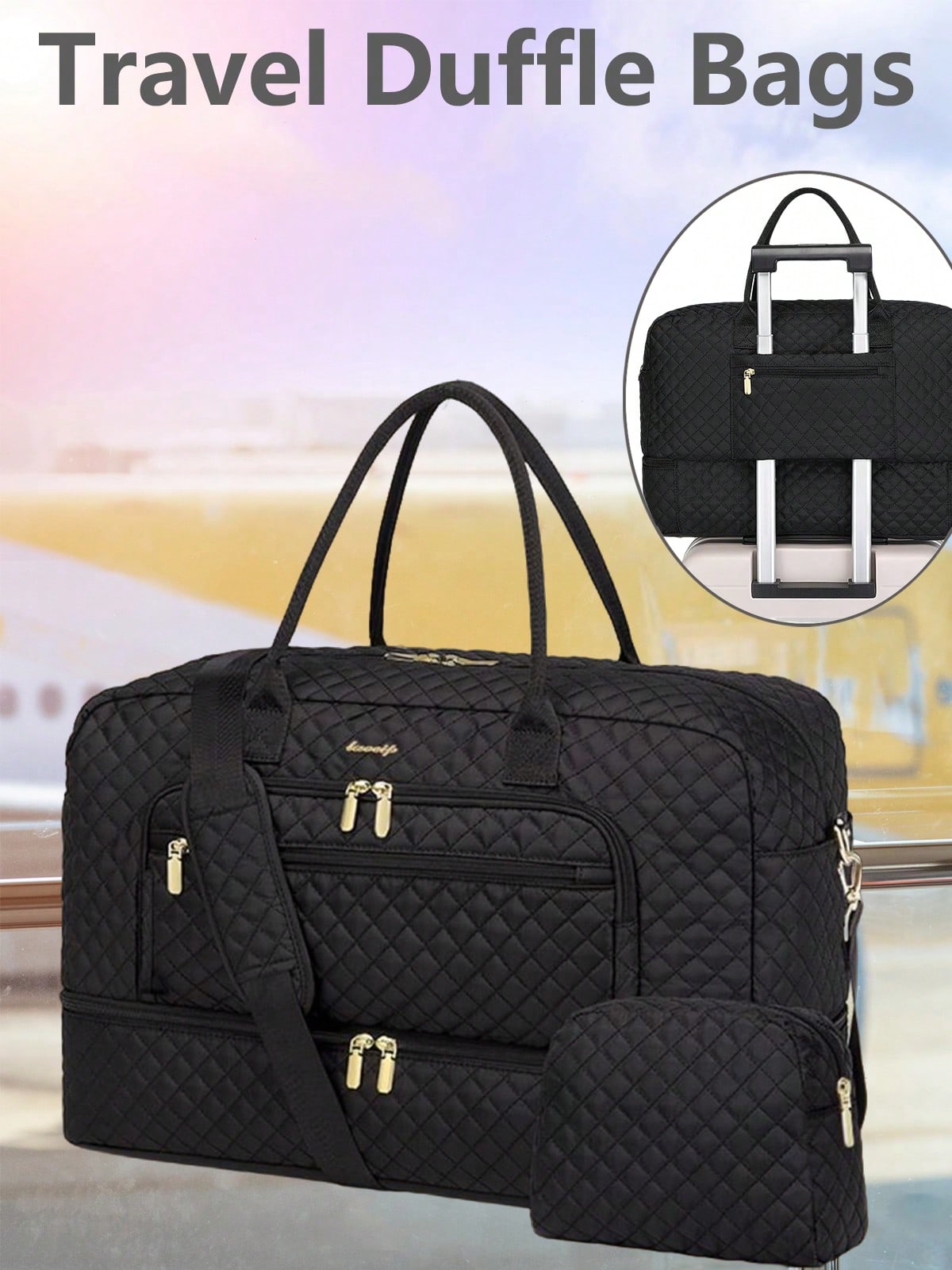 Women'S Yoga Bags - Large Women Travel Duffle Bag -