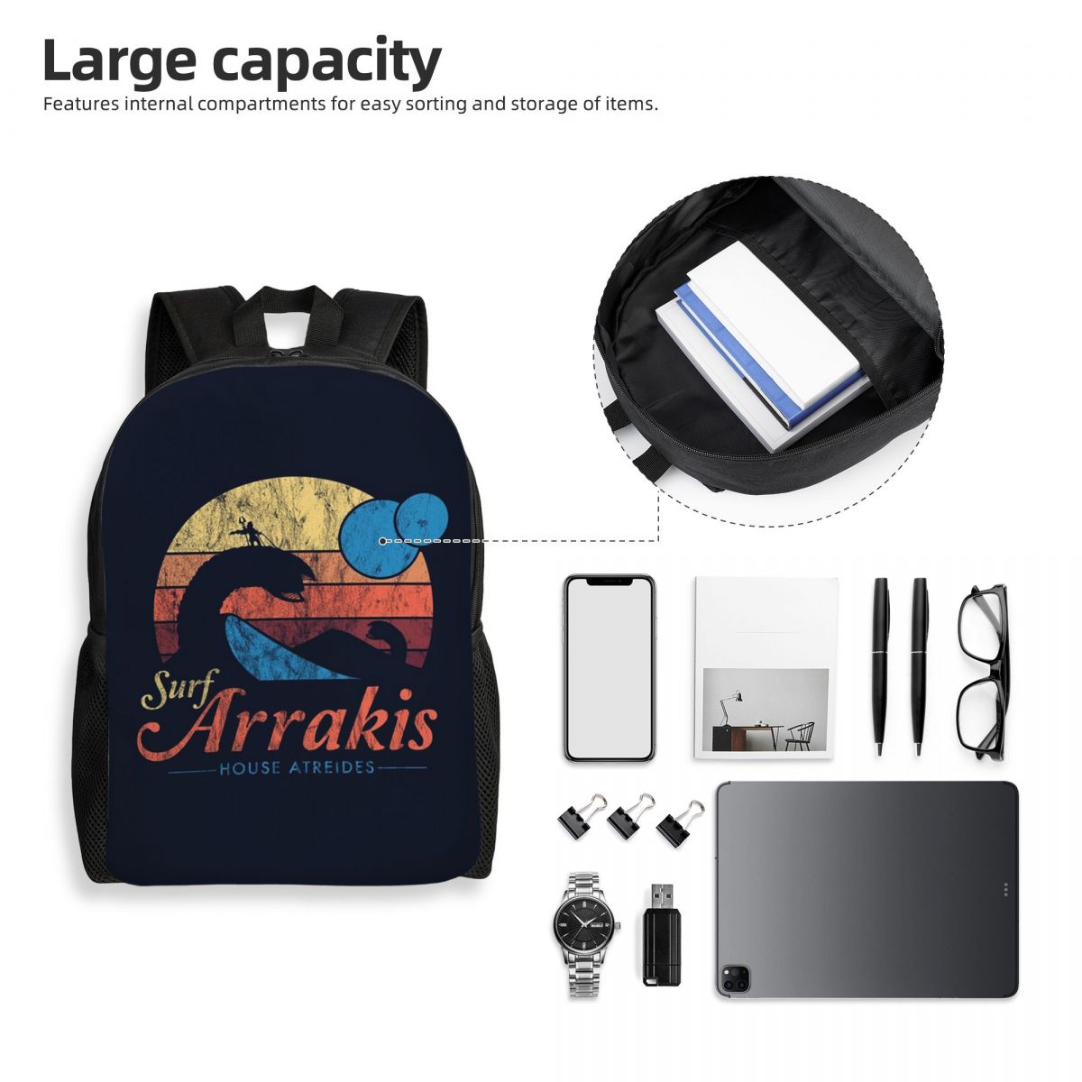 Visit Arrakis Distressed Surf  - Women Bags Dune recension och pris