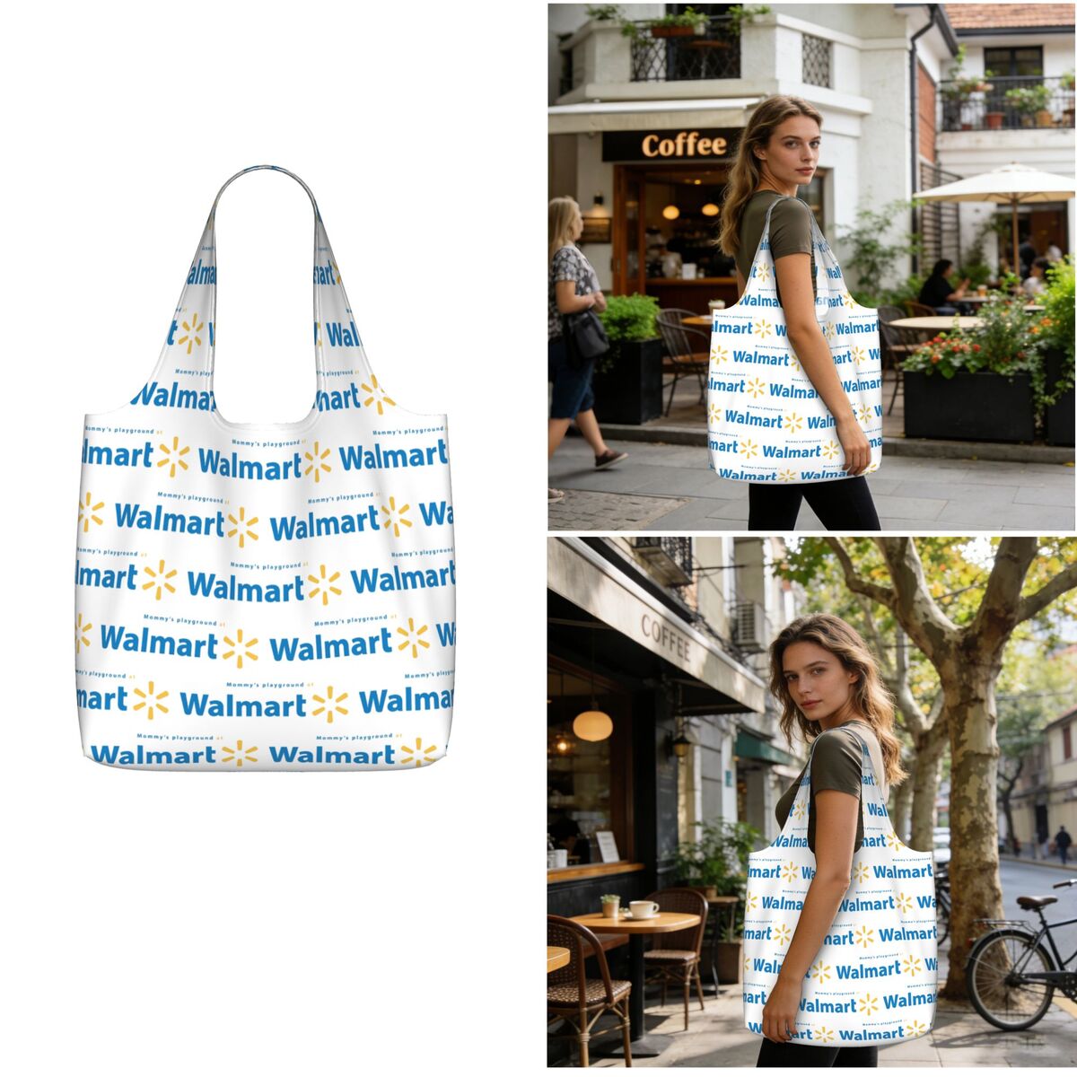 Walmart Shopping Tote Bag Canv - Women Bags Walmart recension och pris