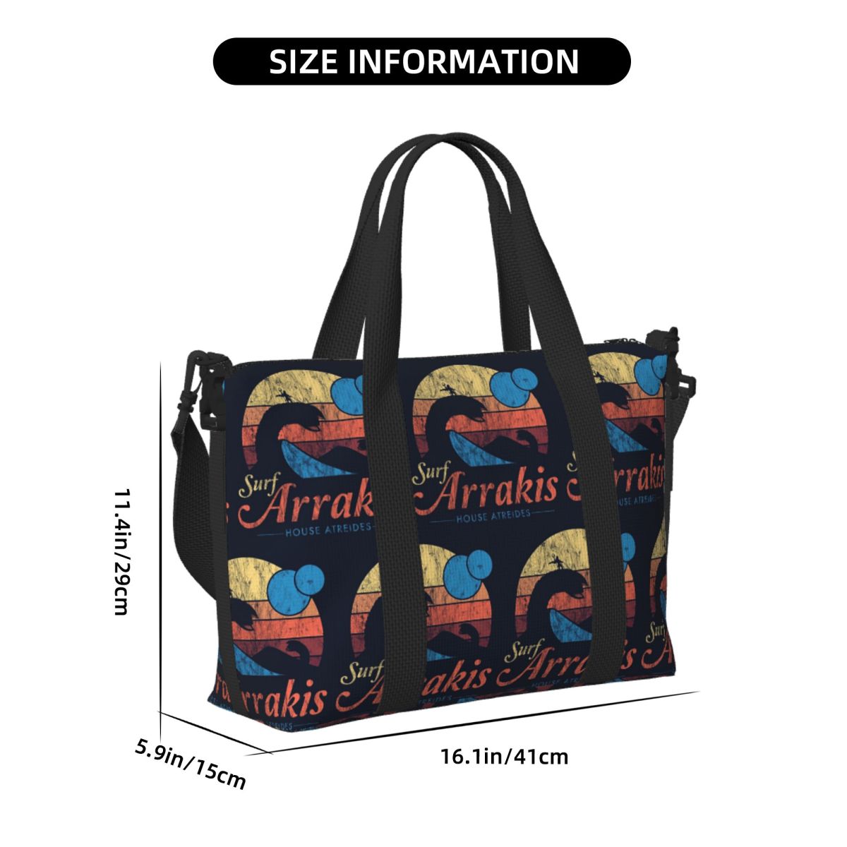 Custom Visit Arrakis Distresse - Women Bags Dune recension och pris