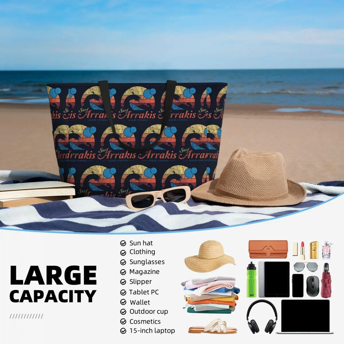 Visit Arrakis Distressed Surf  - Women Bags Dune recension och pris