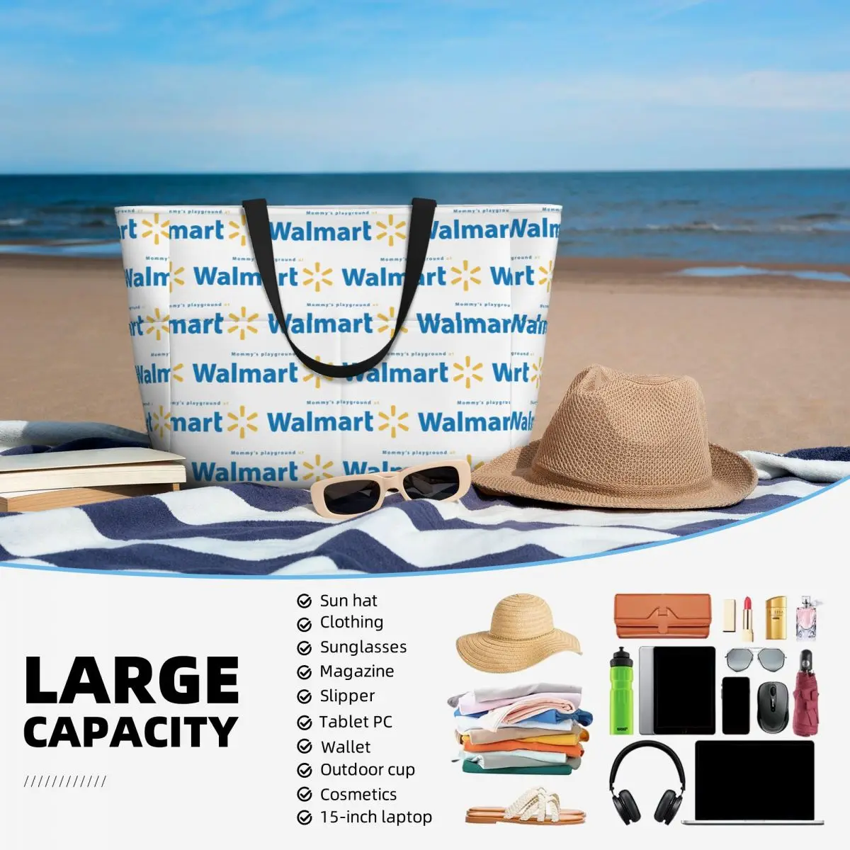 Walmart Beach Tote Bag Sport G - Women Bags Walmart recension och pris
