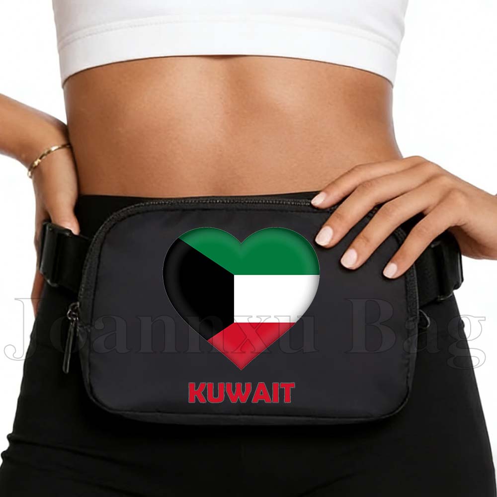 Kuwait Heart Flag Chest Mobile - Women Bags Kuwait recension och pris