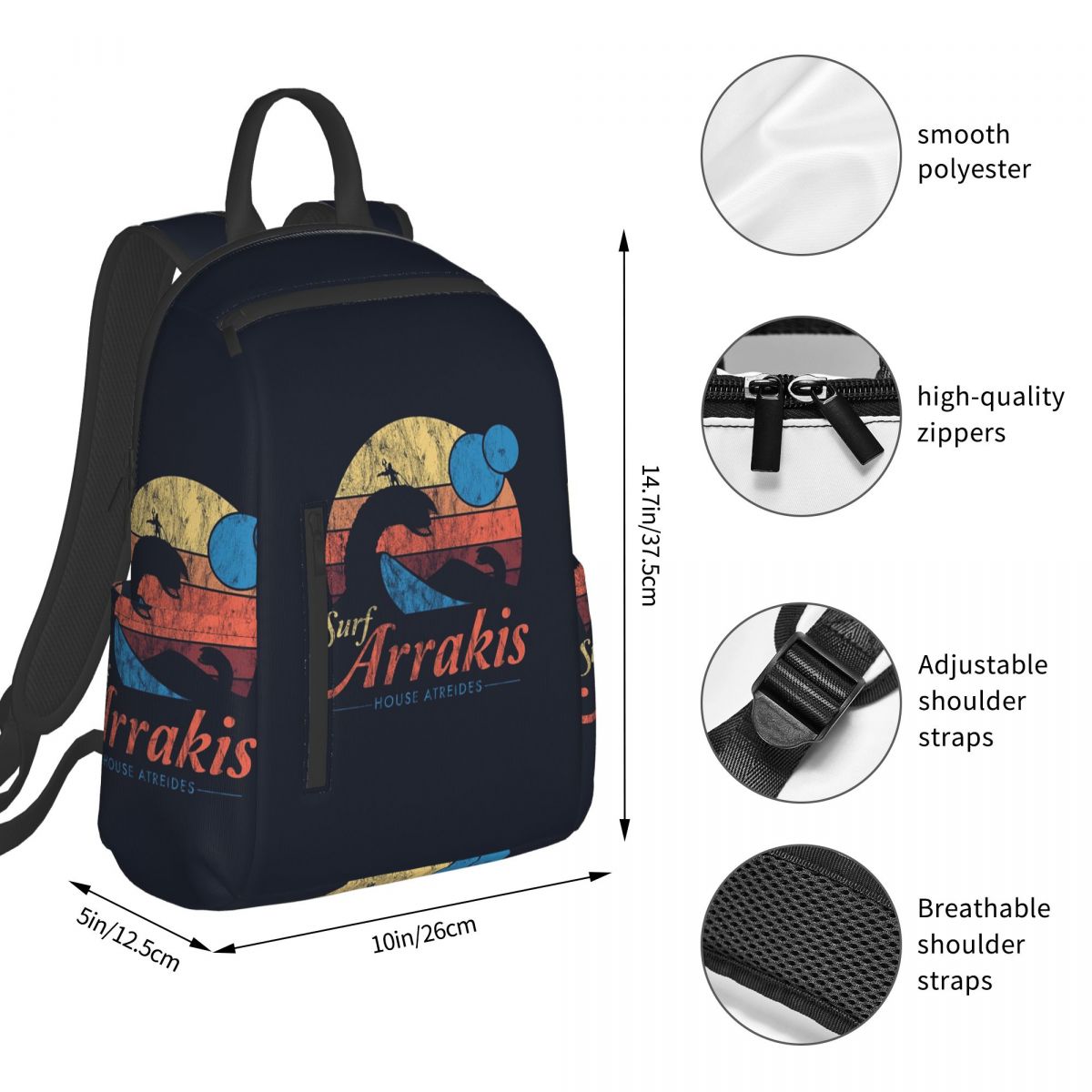 Visit Arrakis Distressed Surf  - Women Bags Dune recension och pris