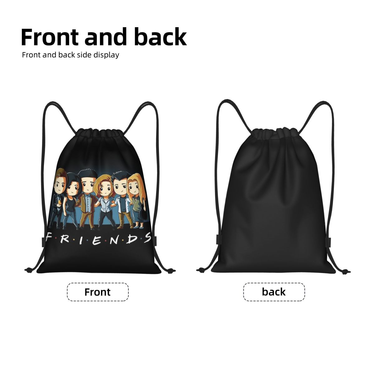 Custom Friends Characters Cart - Women'S Yoga Bags recension och pris