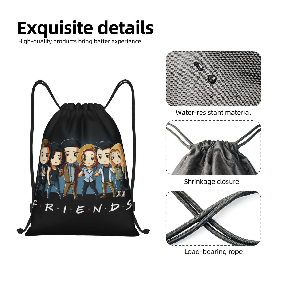 Custom Friends Characters Cart - Women'S Yoga Bags recension och pris