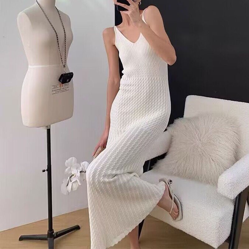 Strap Knitted Dress Summer New - Women'S Bags New Look recension och pris