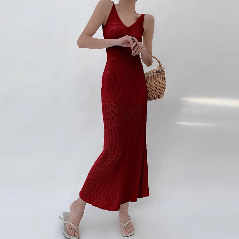 Strap Knitted Dress Summer New - Women'S Bags New Look recension och pris