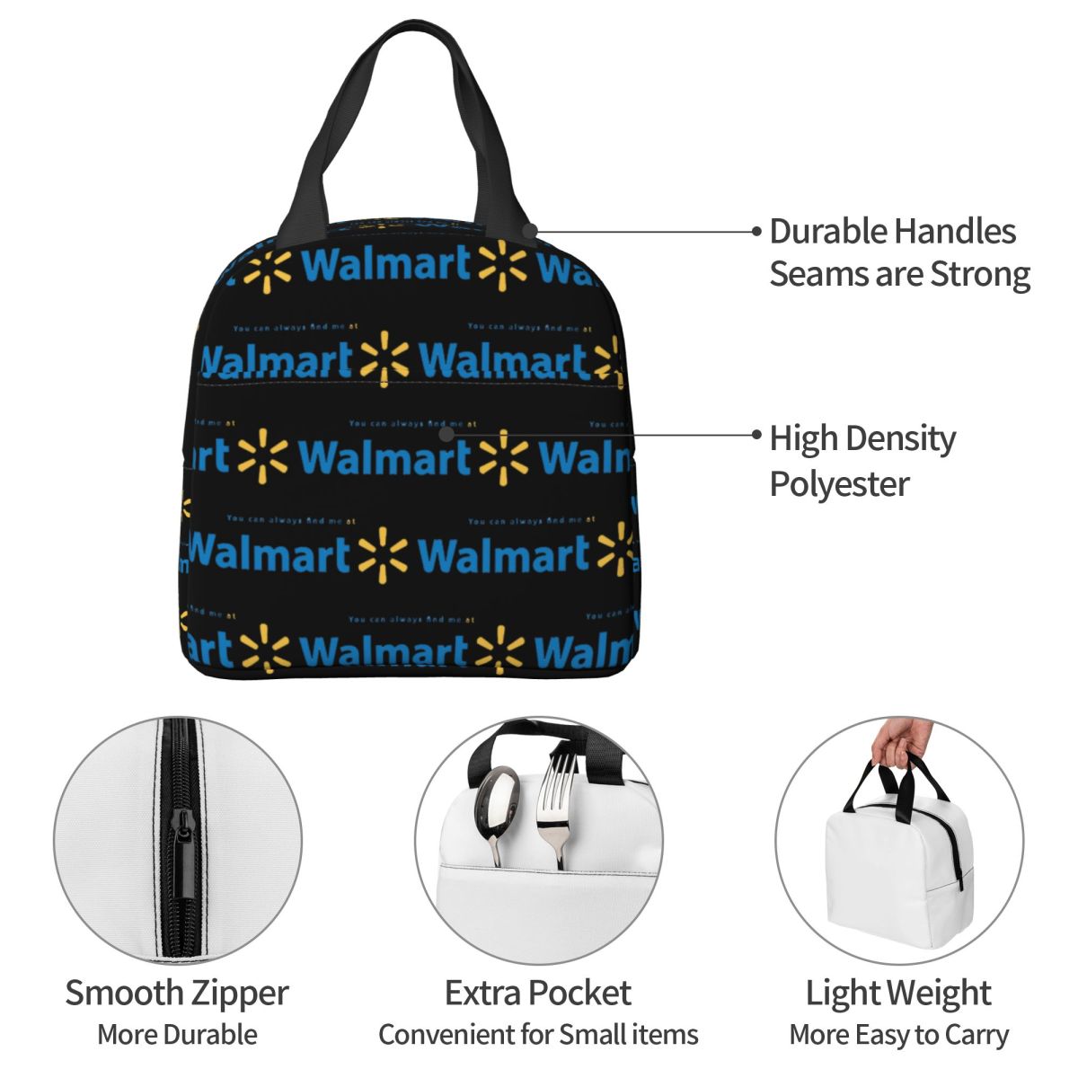 Walmart Insulated Lunch Bag fo - Women Bags Walmart recension och pris