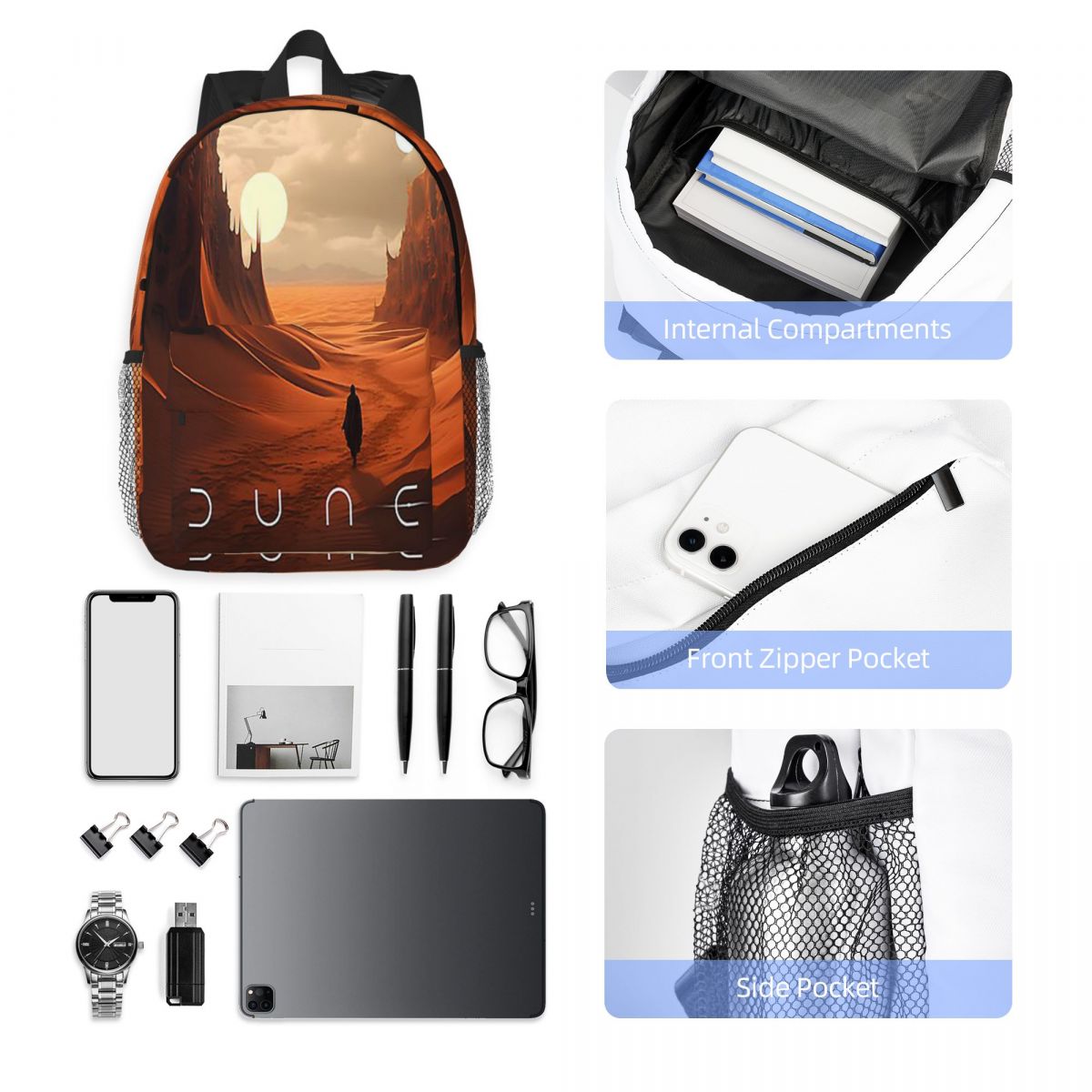 Dune 2020 Fan Art Backpack Hot - Women Bags Dune recension och pris