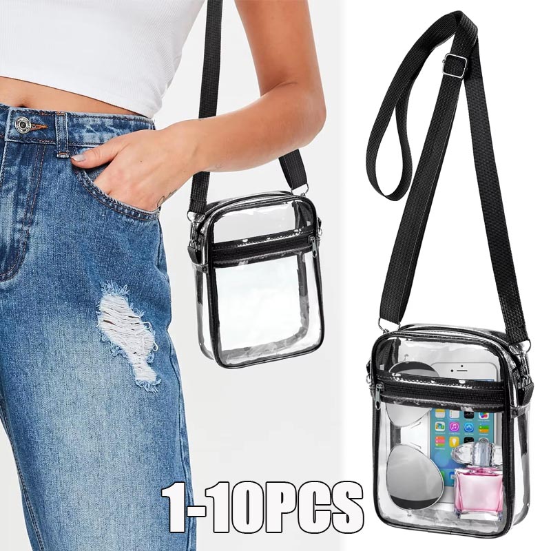 1-10PCS Women Clear Crossbody  - Women Bags Purses recension och pris