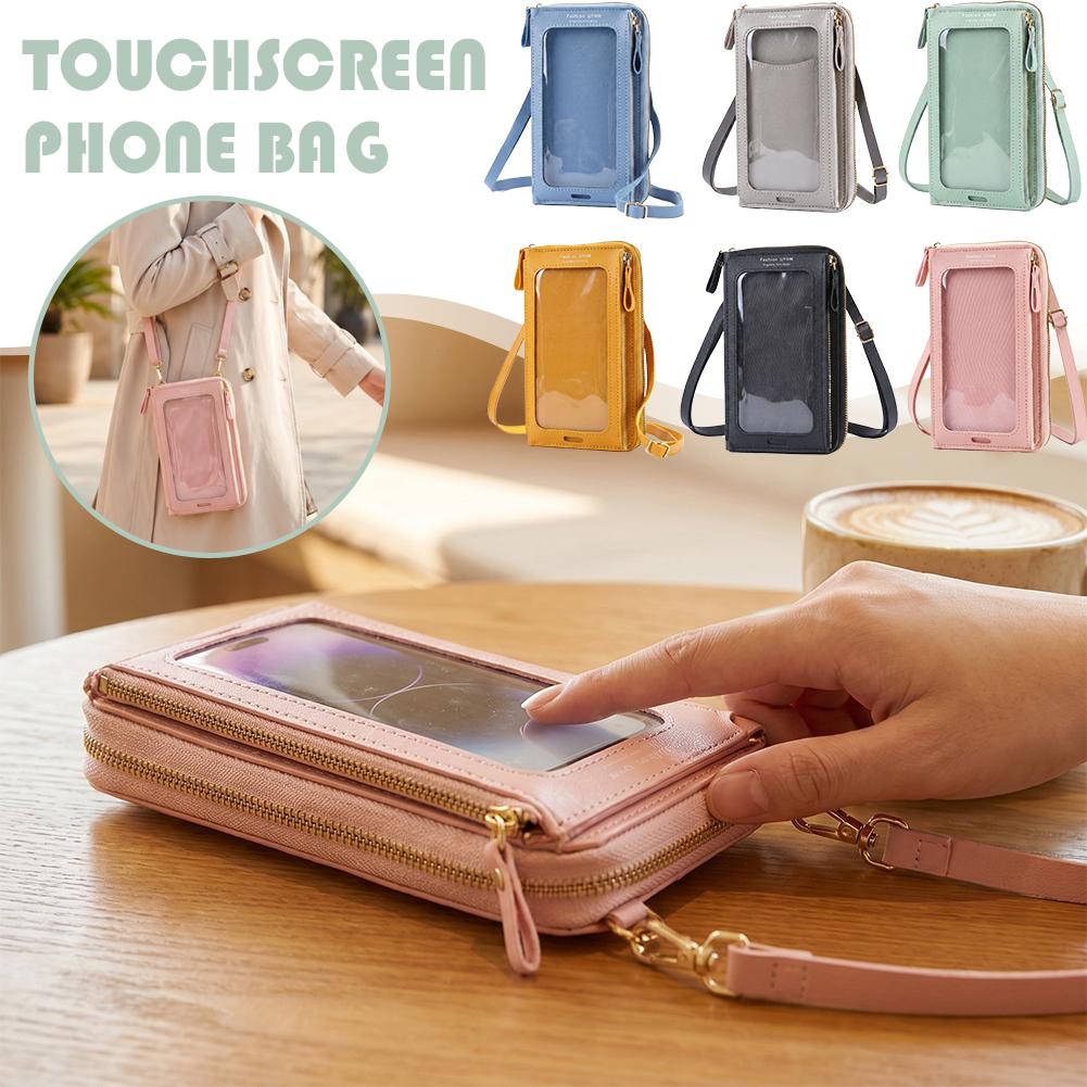 Women Bags Soft Leather Wallet - Phone Bag Crossbody recension och pris