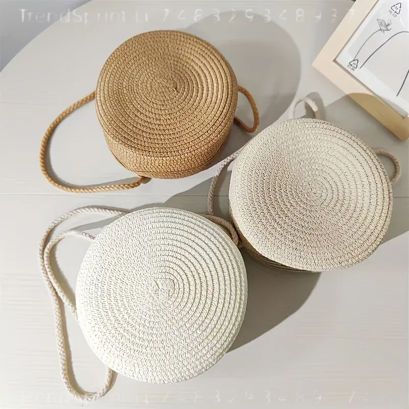 Round Woven Rattan Crossbody B - Women Bags Purses recension och pris